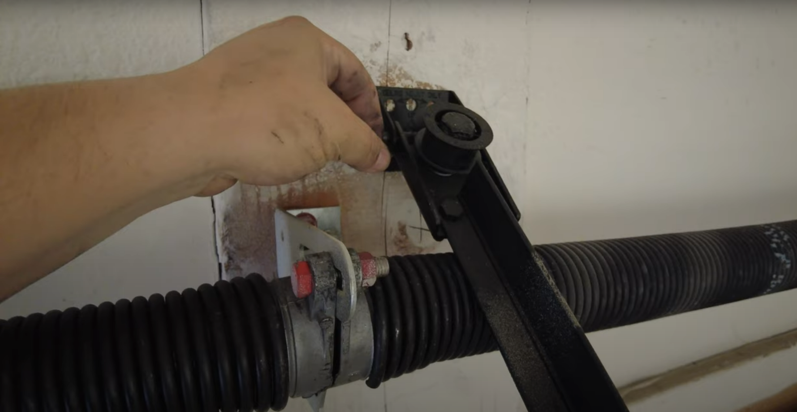 Garage door spring service in Venice Florida.
