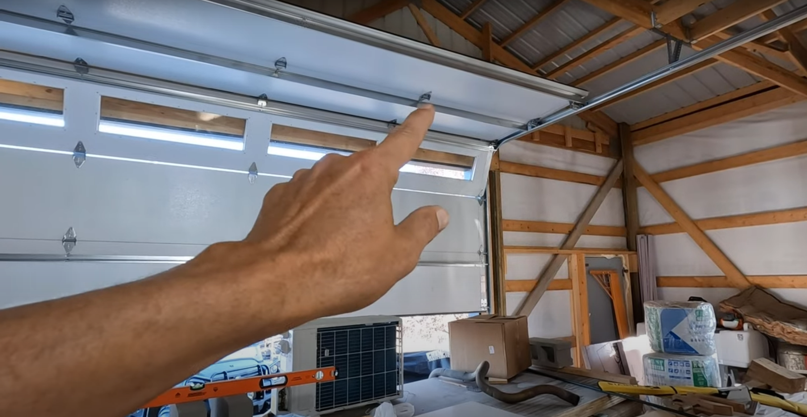 Garage door section replacement service,