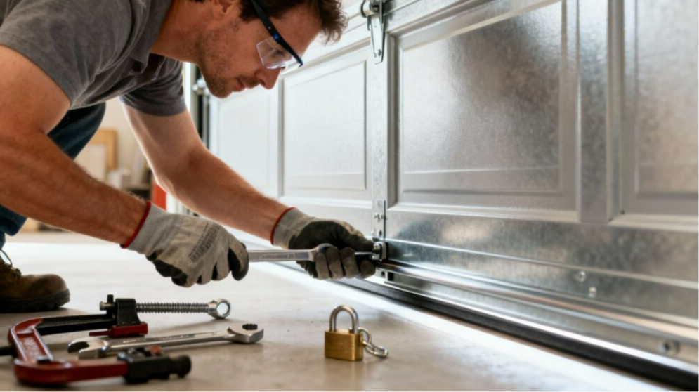 Garage Door Panel Repair